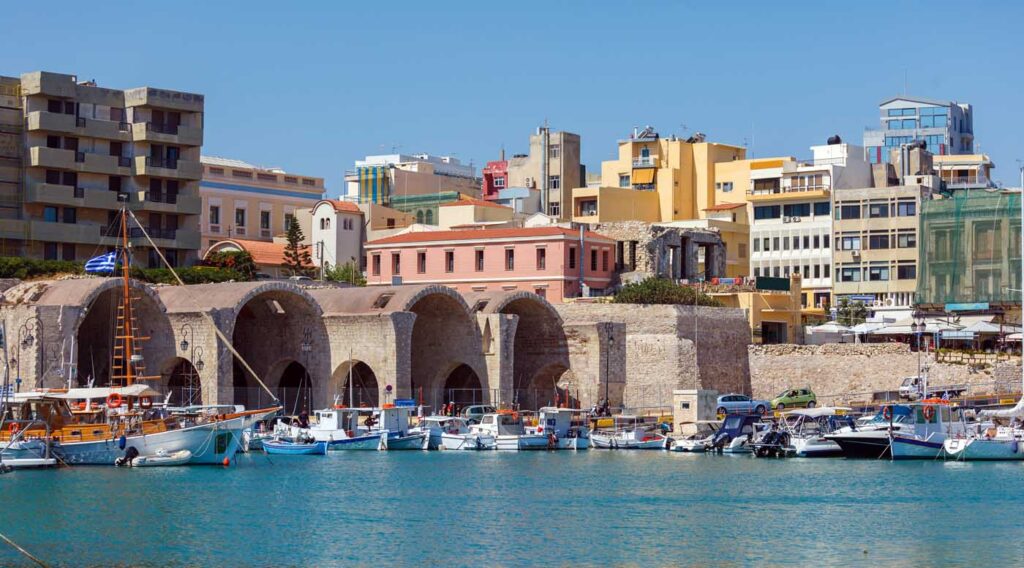 Heraklio venetian old harbor