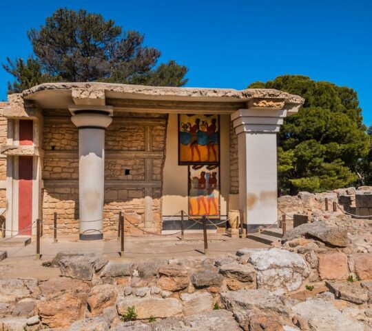 Knossos palace entry ticket with optional guide