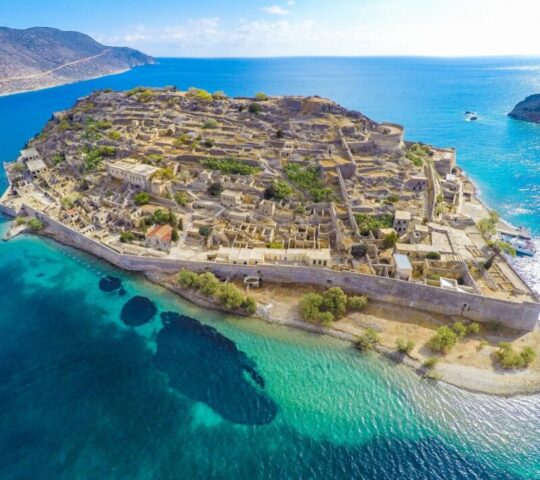 Boat Trip to Spinalonga guided tour with swim Stop